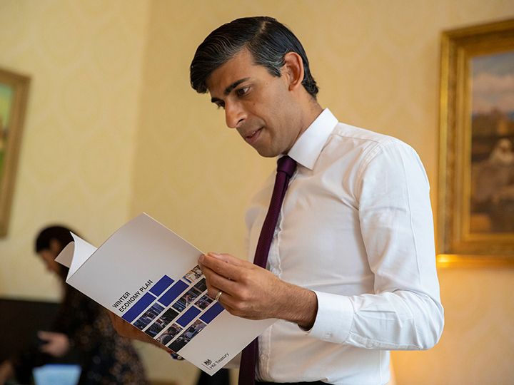 Rishi Sunak unveils new economic support measures with the Winter Economy Plan